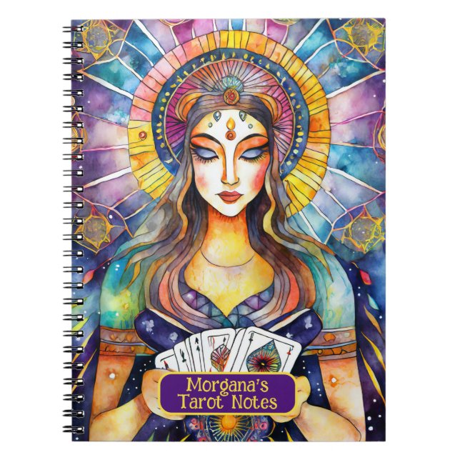 Carnet Lectures de cartomatation et de carte de tarot Int (Devant)