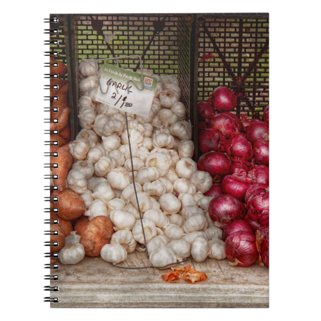 Carnet Légume - Patates douces, Ail et Oignons (Devant)