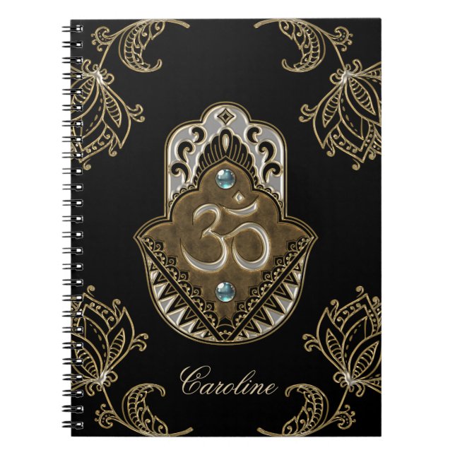 Carnet L'élégant panneau Ohm. (Devant)