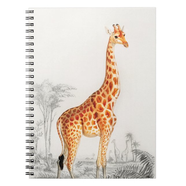 Carnet L'élégante girafe (Devant)