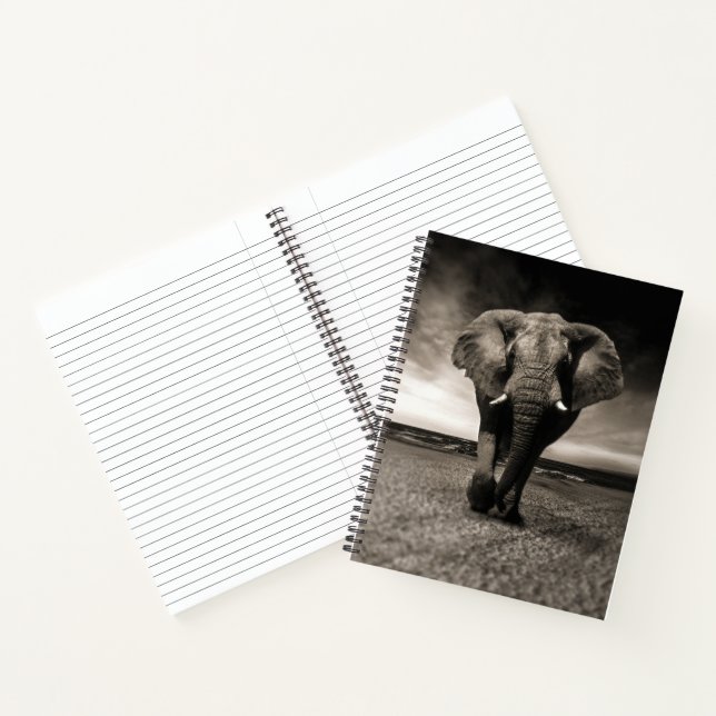 Carnet L'éléphant en fuite (Intérieur)