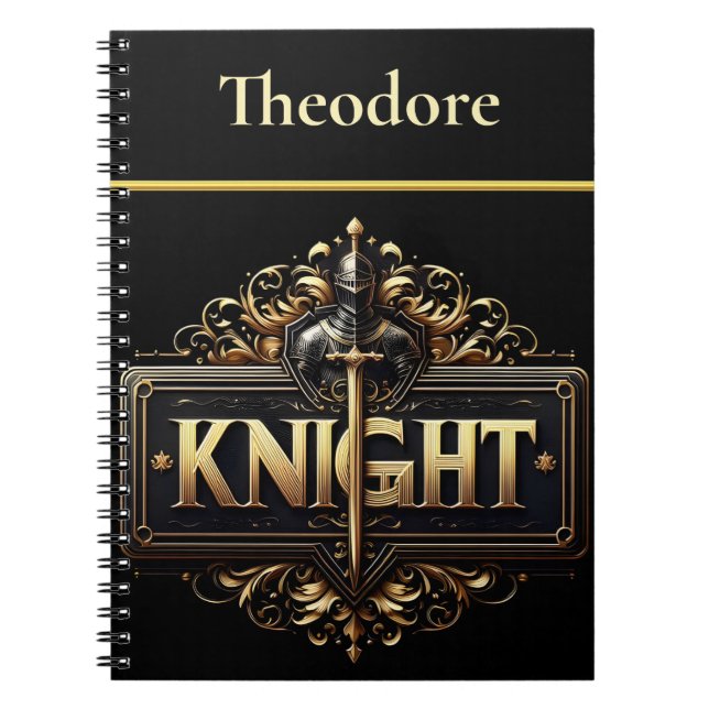 Carnet L'Emblème du Noble Chevalier (Devant)