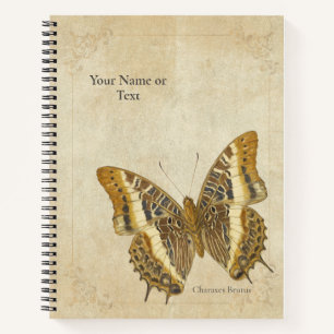 Carnet L'Empereur à barre blanche (Charaxes Brutus)