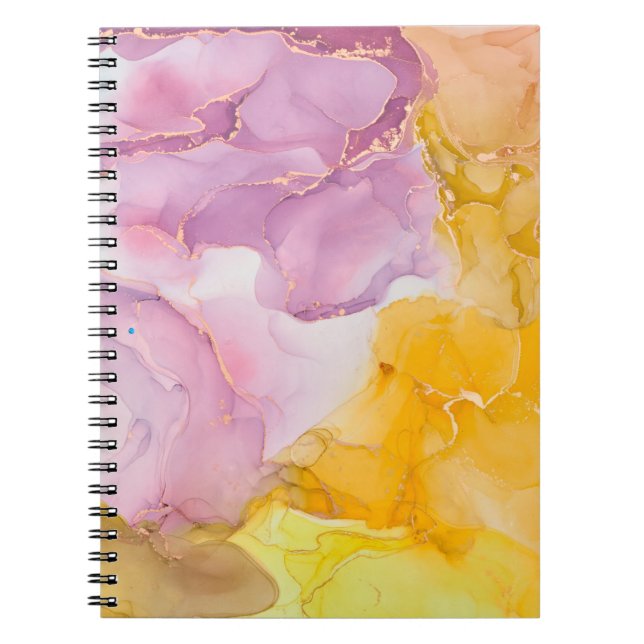 Carnet L'encre d'alcool est translucide. Art fluide. Mode (Devant)