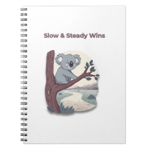 Carnet **"Lentement mais sûrement – Koala mignon de motiv