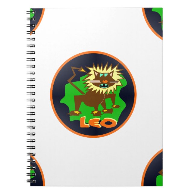 Carnet leo zodiaque (Devant)
