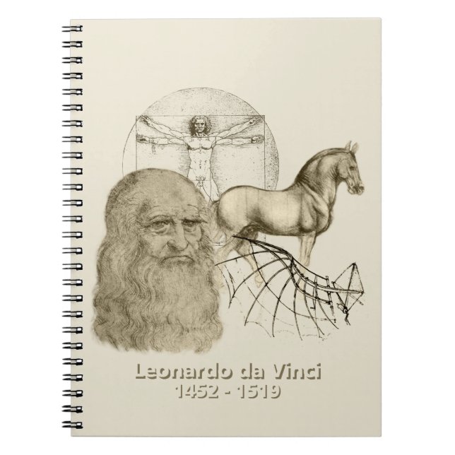 Carnet Leonardo da Vinci (Devant)