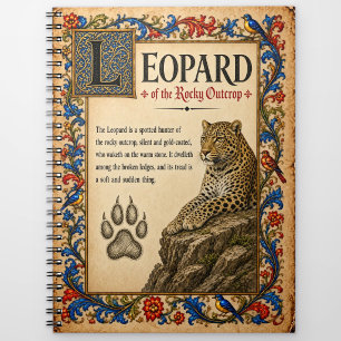 Carnet Léopard, Art du Bestiaire Médiéval