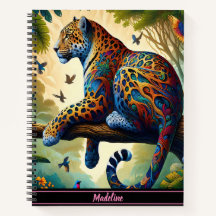 Leopard Aura : Colorée Motion Serenity