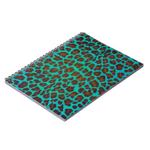 Carnet Léopard Brown et Turquoise