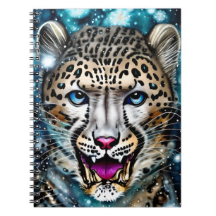Carnet Leopard des neiges à vapeur