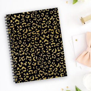 Carnet Leopard d'or, Parties scintillant d'or, Motif de l