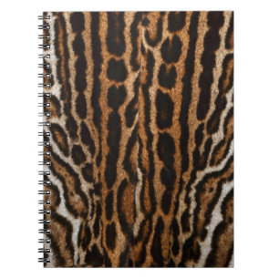 Carnet Léopard Fourrure Arrière - plan Texture Vintage