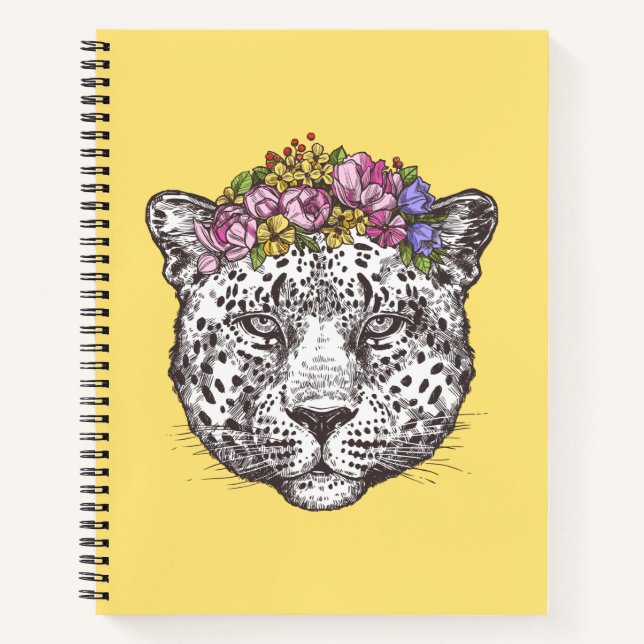 Carnet Leopard Hippie Chic (Devant)