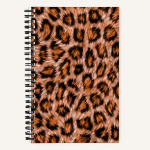 Carnet Leopard Jaguar Chat fourrure Brown Motif-24609