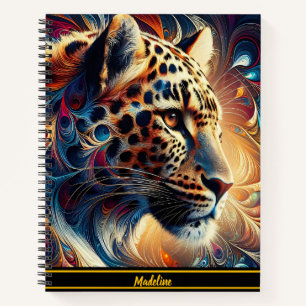 Carnet Leopard Joy : Swirling Jungle Majesty