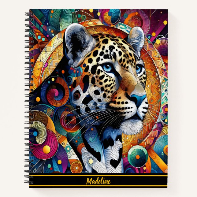 Carnet Léopard Majesty : Bold Jungle Vibes (Devant)