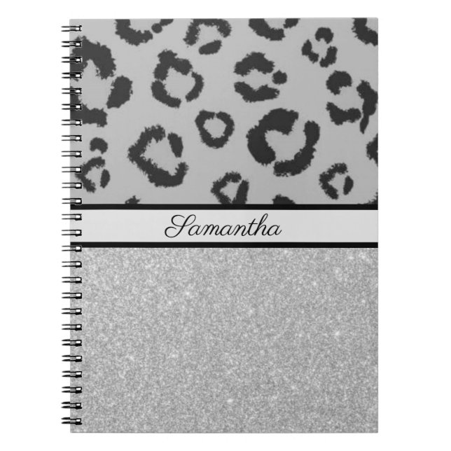 Carnet Leopard Poster de animal Cheetah Parties scintilla (Devant)