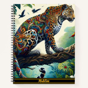 Carnet Leopard Zeal : Des Motifs de la jungle dynamiques