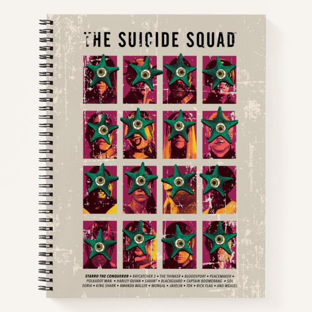Carnet L'équipe du suicide | Édition Starro Squad (Devant)