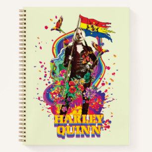 Carnet L'équipe du suicide   Harley Quinn Flowers & Rainb