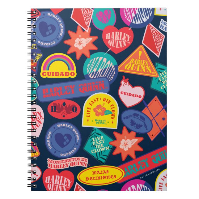 Carnet L'équipe du suicide | Harley Quinn Motif d'insigne (Devant)