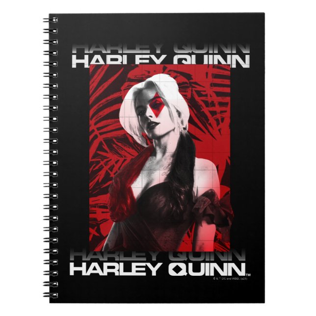 Carnet L'équipe du suicide | Harley Quinn Portrait de la  (Devant)