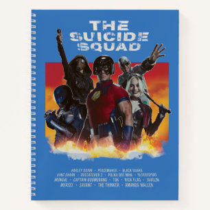 Carnet L'équipe du suicide   Poster de cinéma de style 
