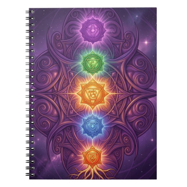 Carnet Les 7 Chakras´5 (Devant)