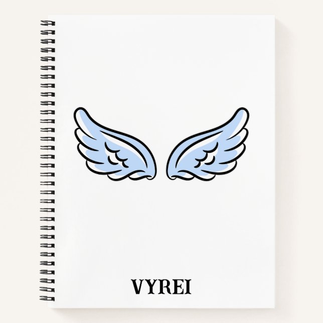 Carnet Les ailes du petit ange mignon (Devant)