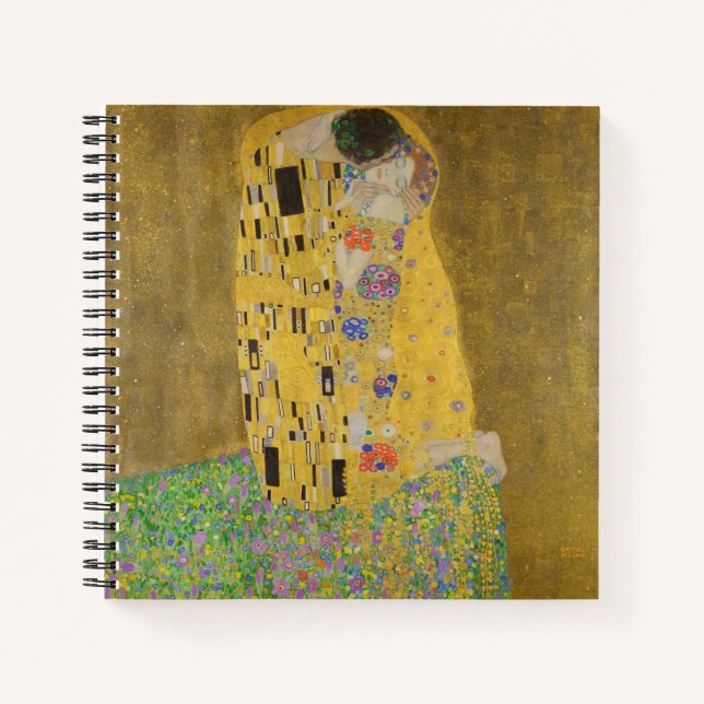 Carnet Les Amants enlacés par Gustav Klimt (Devant)