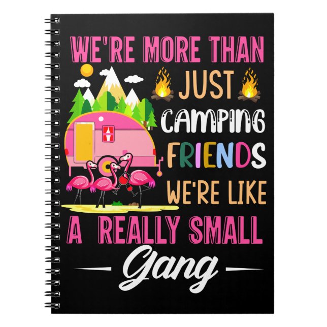 Carnet Les amis de camping sont comme un petit gang (Devant)