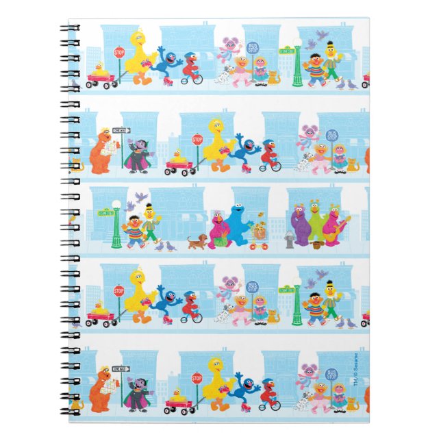Carnet Les amis de Sesame défilant le long du motif de la (Devant)