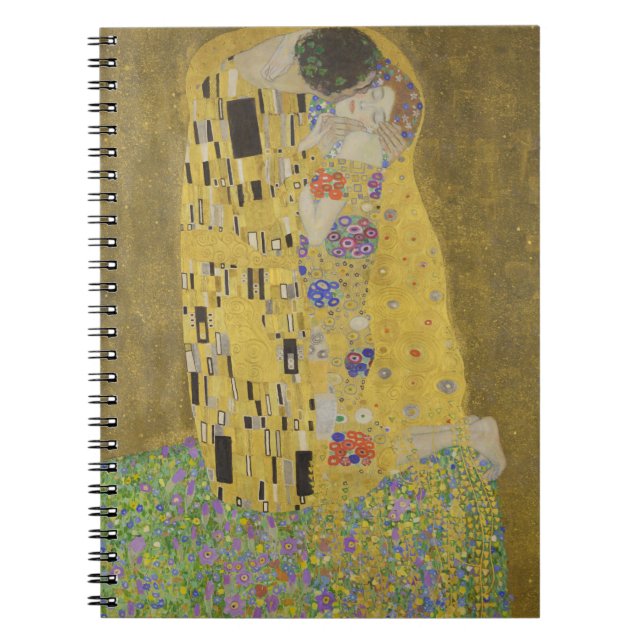 Carnet Les amoureux embrasser Embrace par Gustav Klimt (Devant)