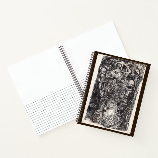 Carnet Les Anciens, dessin à l'encre (Intérieur)