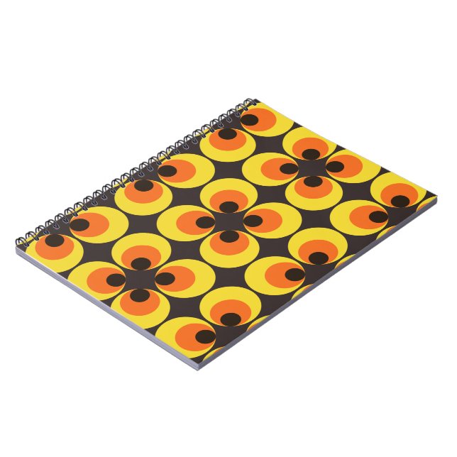 Carnet les années 70 papier peint (Côté gauche)