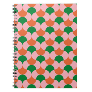Carnet les années 70 rétro vintage motif backretro, les a
