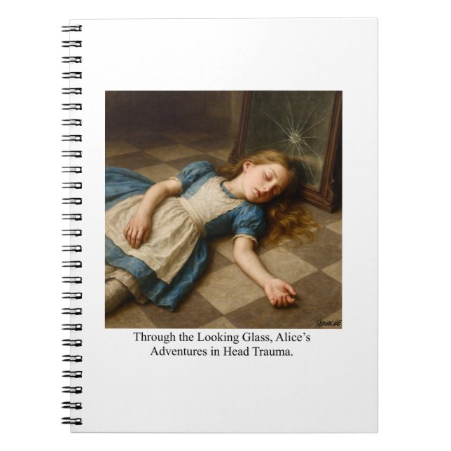 Carnet Les Aventures d'Alice dans le traumatisme crânien (Devant)
