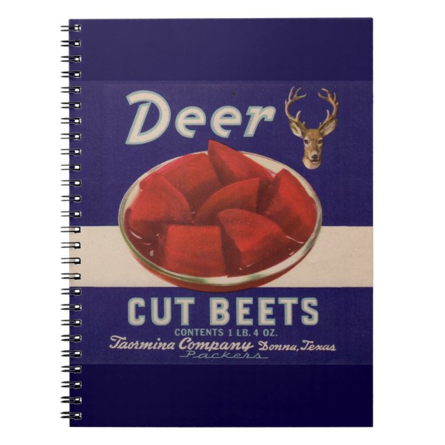 Carnet Les betteraves découpées de cerfs des années 1930  (Devant)
