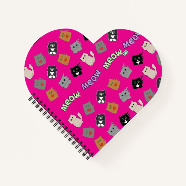 Carnet Les chats sont mon langage de l'amour (Devant)