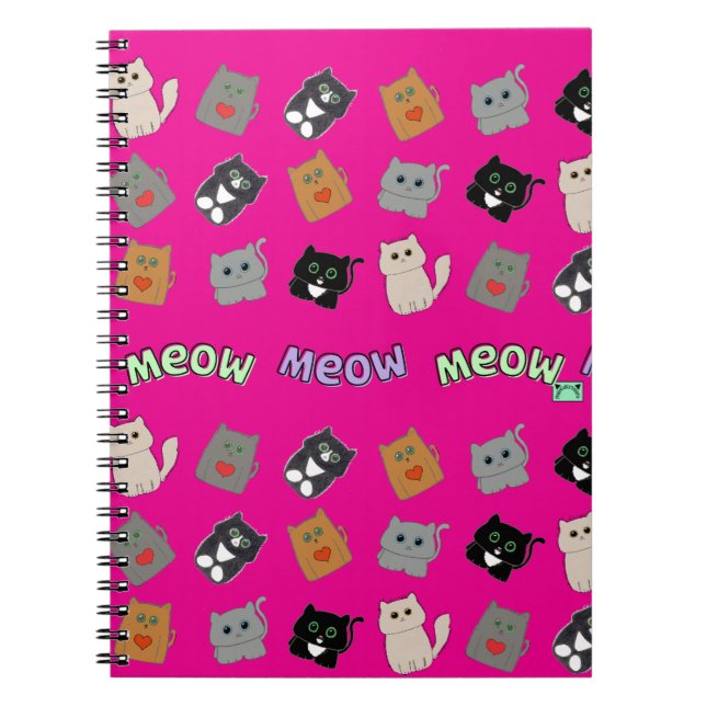 Carnet Les chats sont mon langage de l'amour (Devant)