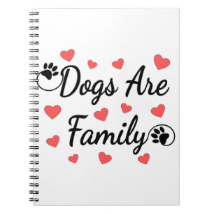 Carnet Les Chiens Sont De La Typographie Familiale Pour L