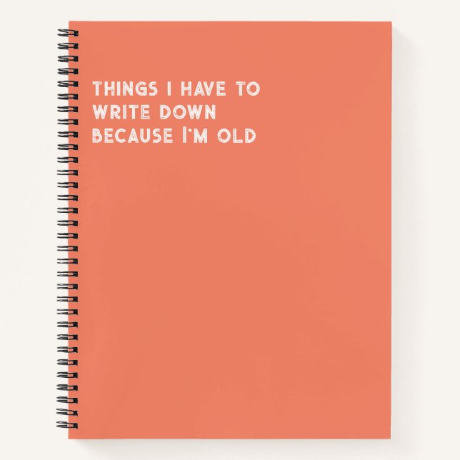 Carnet Les choses que je dois écrire parce que je suis vi (Devant)