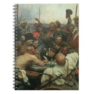 Carnet Les Cosaques de Zaporozhye écrivant une lettre
