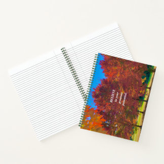 Carnet Les couleurs d'automne