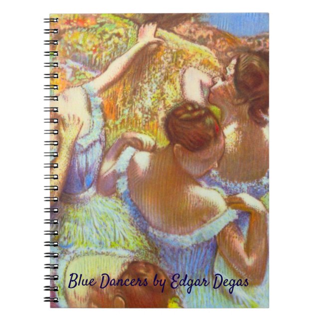 Carnet Les Danseuses bleues par Edgar Degas (Devant)
