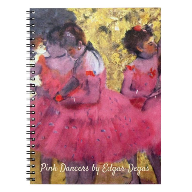 Carnet Les Danseuses roses, avant le ballet d'Edgar Degas (Devant)