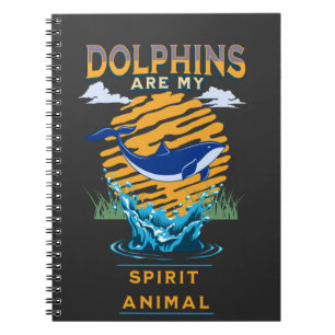 Carnet Les dauphins sont Mon Esprit Animal