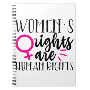 Carnet Les droits de la femme sont des droits de l'homme
