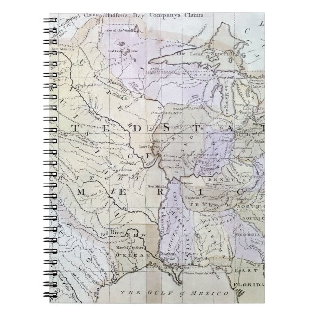 Carnet Les ETATS-UNIS TRACENT, c1812 (Devant)